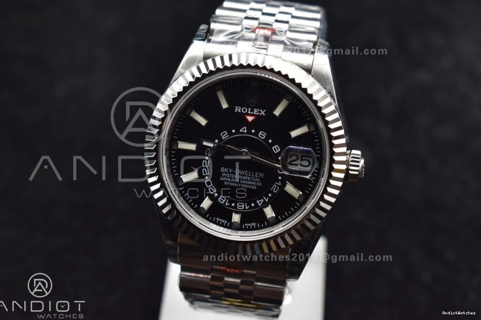 Edition Best 1107 Noob SS Jubilee Skydweller on SS Dial A23J Bracelet Affordable Black 0114